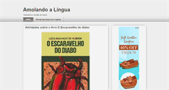 Desktop Screenshot of amolandoalingua.com.br