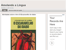 Tablet Screenshot of amolandoalingua.com.br